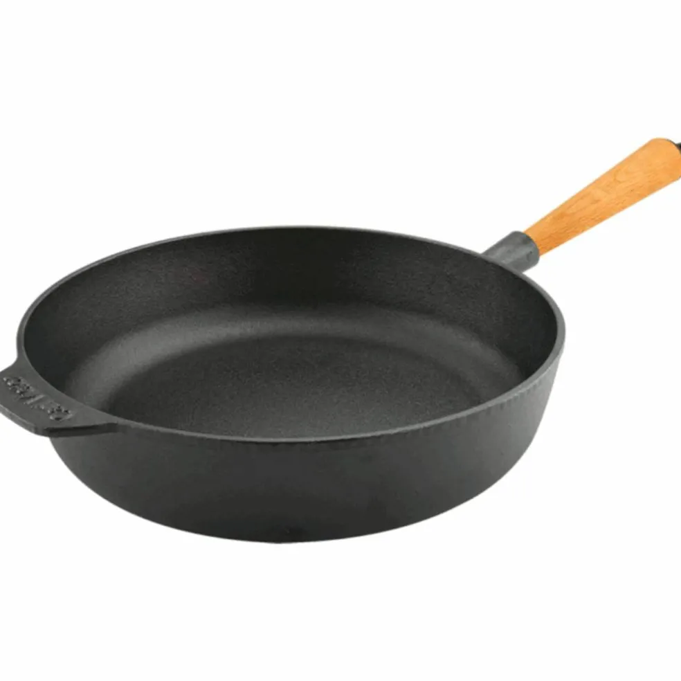 Traktörpanna gjutjärn 28 cm, bok