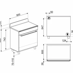 TR90GM gasspis 90 cm, creme