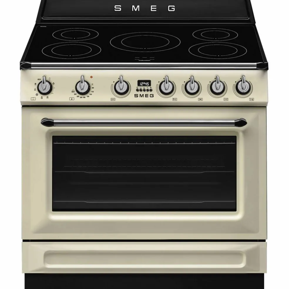TR90IM induktionsspis 90 cm, creme