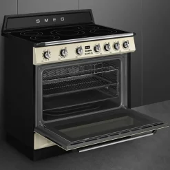 TR90IM induktionsspis 90 cm, creme