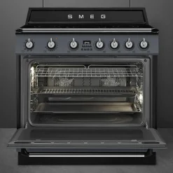 TR90IM induktionsspis 90 cm, creme