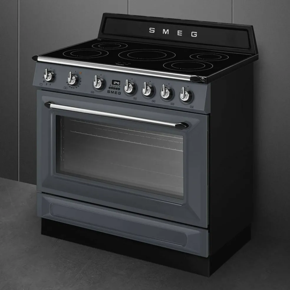 TR90IM induktionsspis 90 cm, grå