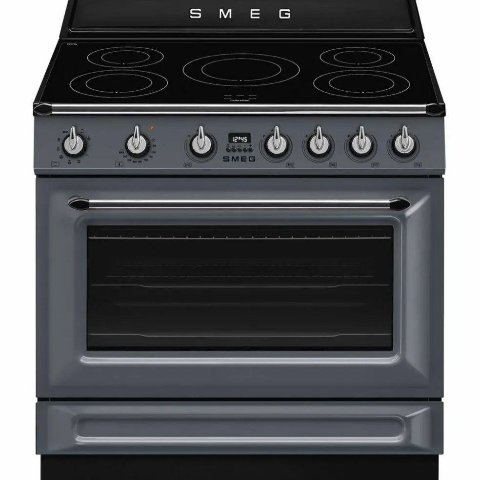 TR90IM induktionsspis 90 cm, grå