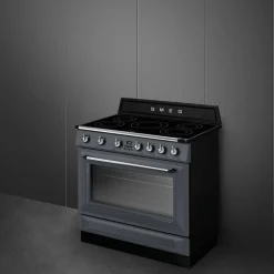 TR90IPGR Victoria induktionsspis med pyrolys 90 cm, grå