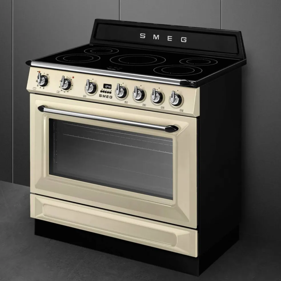 TR90IPP Victoria induktionsspis med pyrolys 90 cm, crème