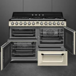 TR4110P1 Victoria spis med 3 ugnar 110 cm, creme
