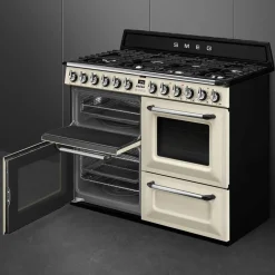 TR4110P1 Victoria spis med 3 ugnar 110 cm, creme
