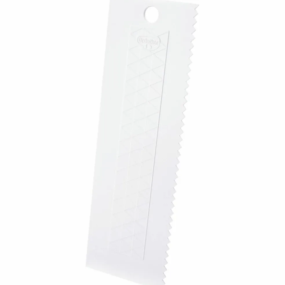 Tårtkam 23 cm, vit
