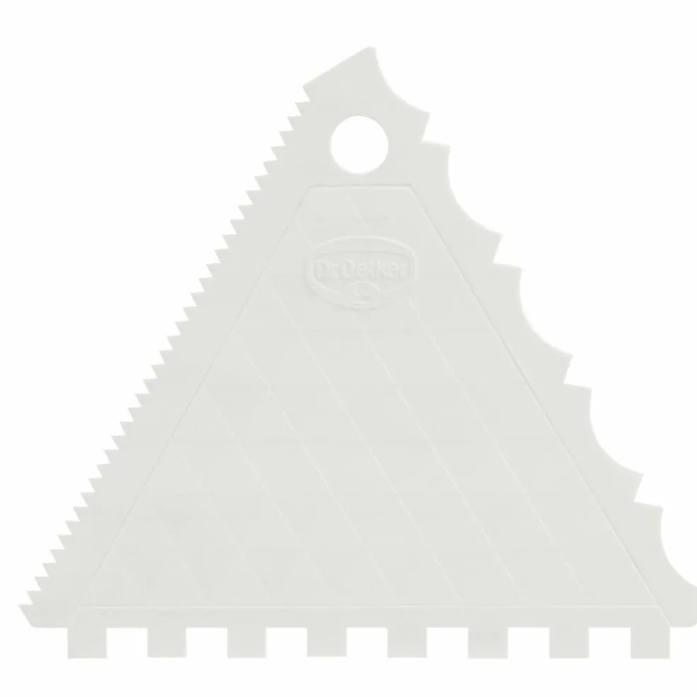 Tårtkam och degskrapa 11 cm