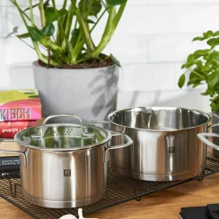 TrueFlow True Flow grytset 4 delar + 4 lock, rostfritt stål