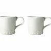 Tulipa kopp med handtag 2-pack, vit