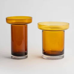 Tulpanvas amber 19,5 cm.