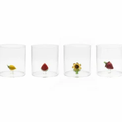 Tumblerglas 4 st, frukttema