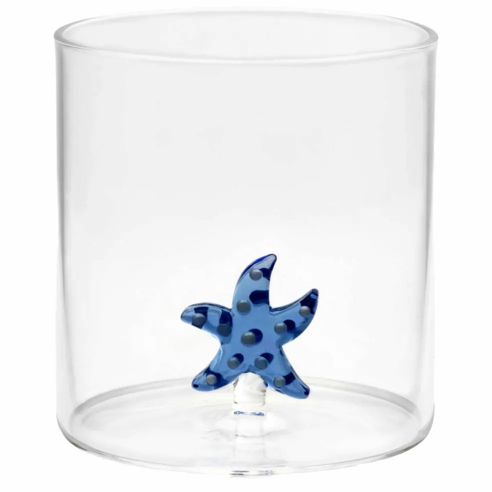 Tumblerglas 4 st, havstema
