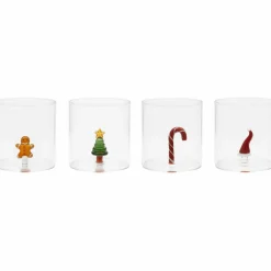 Tumblerglas 4 st, jultema