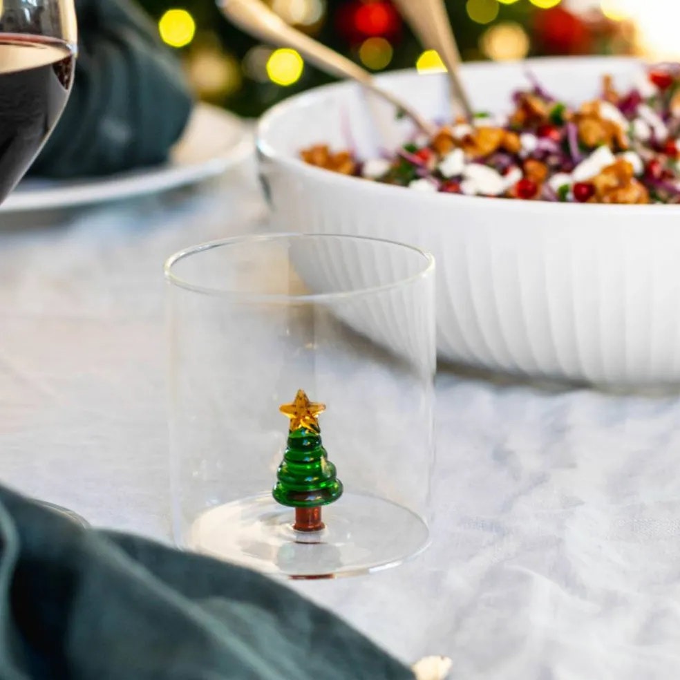 Tumblerglas 4 st, jultema