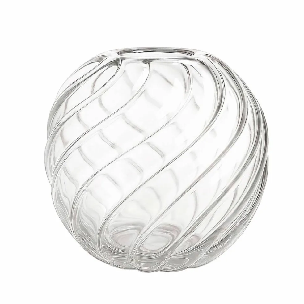 Twist Ball Vas 20 cm, forest green