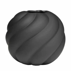 Twist Ball vas 20 cm, svart