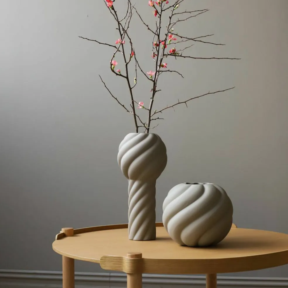 Twist Pillar vas 34 cm, sand