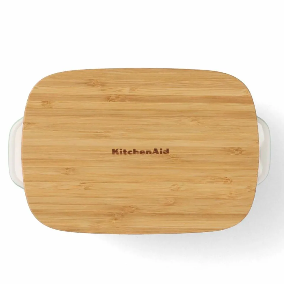 Ugnsform med lock 26x15,5x6,5 cm, creme