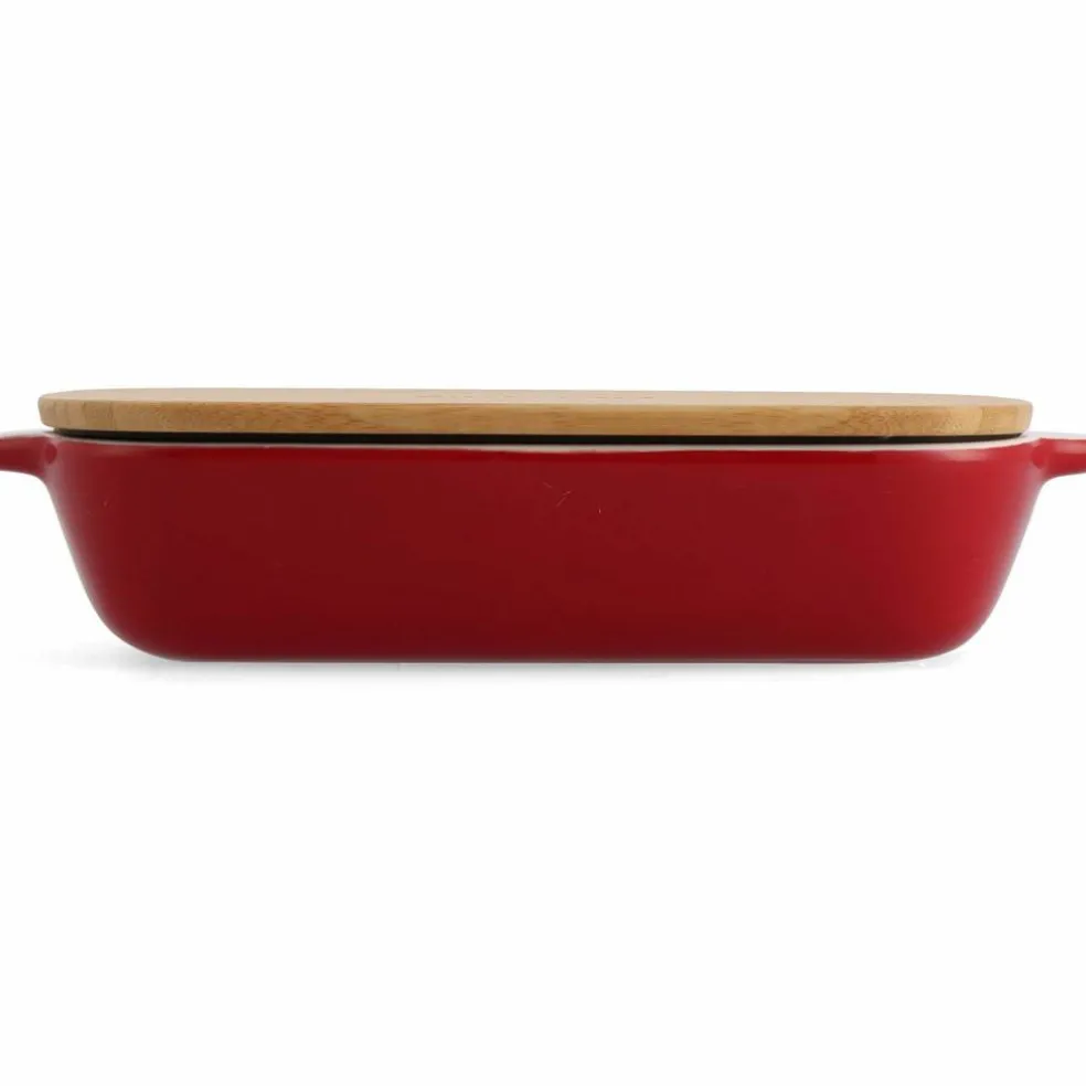 Ugnsform med lock 31x18,5x6 cm, pistage