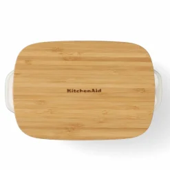 Ugnsform med lock 26x15,5x6,5 cm, röd