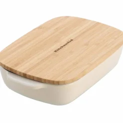 Ugnsform med lock 26x15,5x6,5 cm, röd