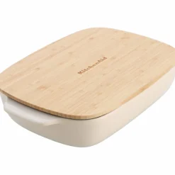 Ugnsform med lock 39x23,5x7,5 cm, röd