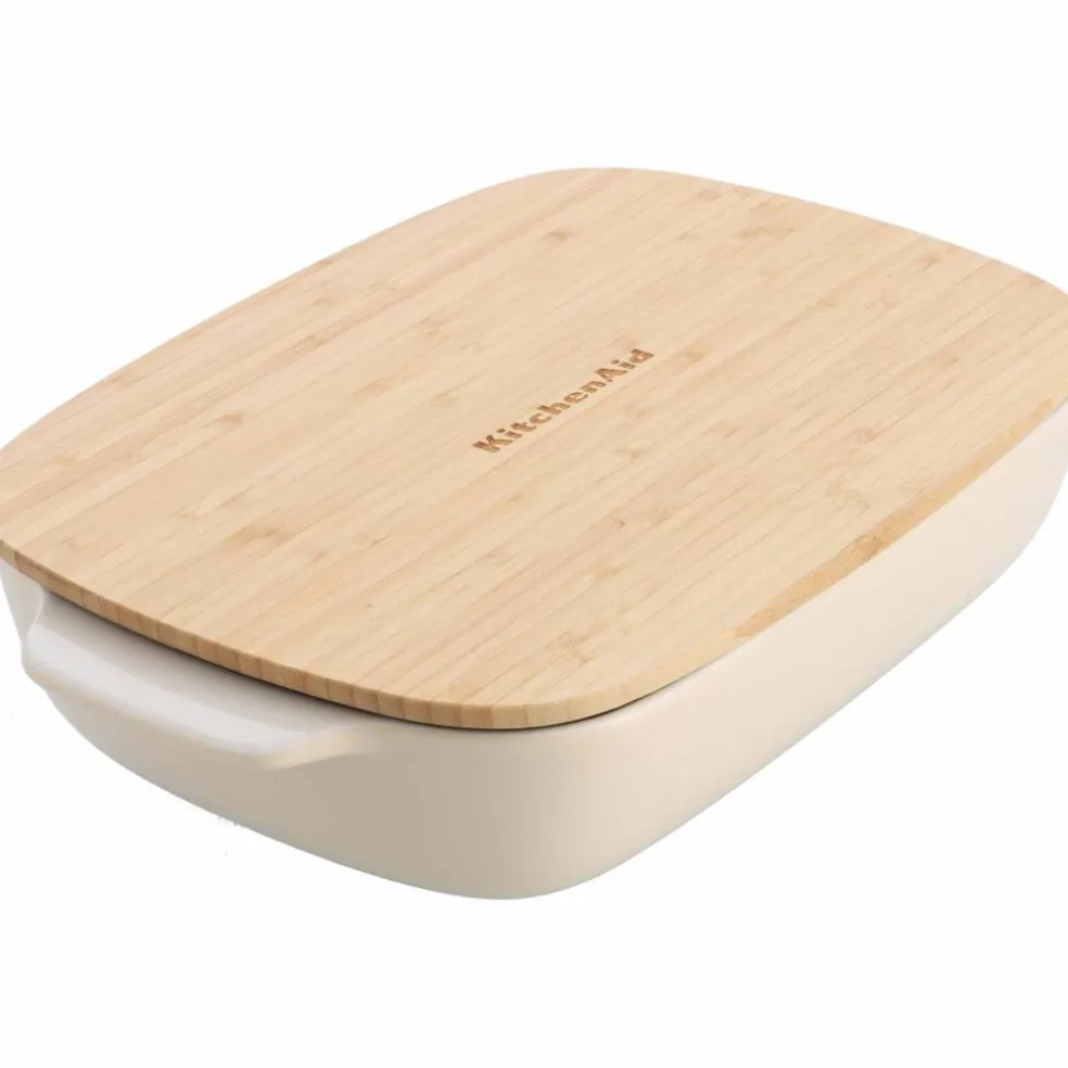 Ugnsform med lock 39x23,5x7,5 cm, röd