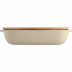 Ugnsform med lock 39x23,5x7,5 cm, röd