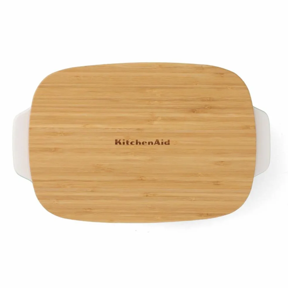Ugnsform med lock 39x23,5x7,5 cm, röd