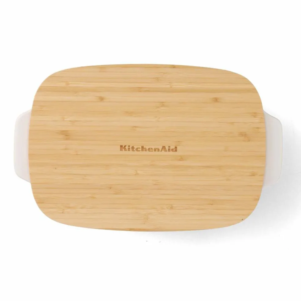 Ugnsform med lock 39x23,5x7,5 cm, röd