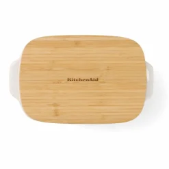 Ugnsform med lock 31x18,5x6 cm, röd