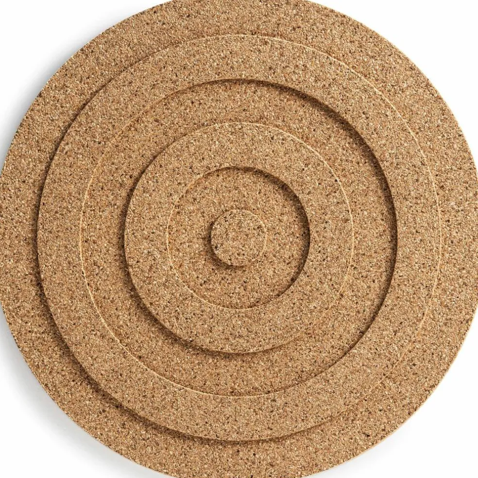 Underlägg rund natural kork, 21 cm
