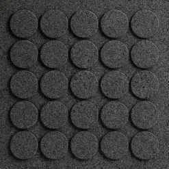 Underlägg, square dots natural kork