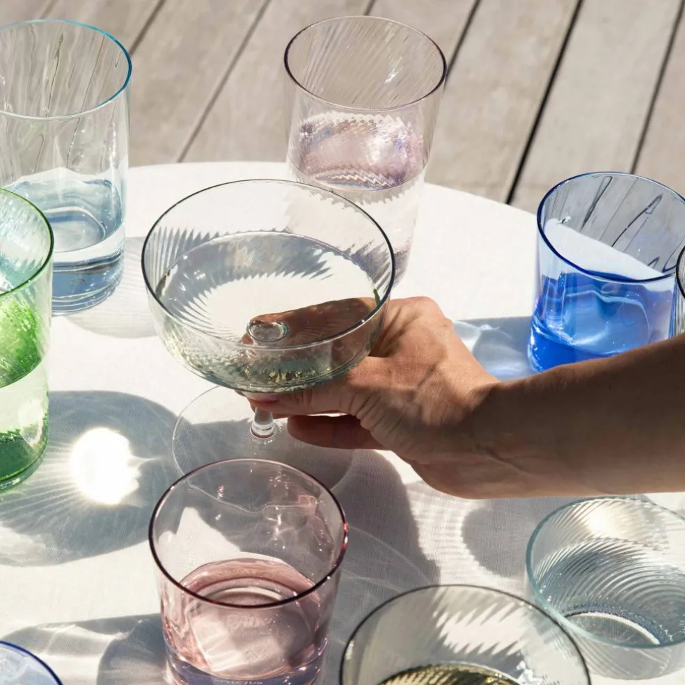 Unique Swirl highballglas 45 cl, grön