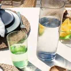 Unique Swirl highballglas 45 cl, ljusblå