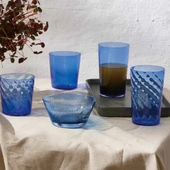 Unique Swirl highballglas 45 cl, ljusblå