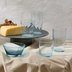 Unique Swirl highballglas 45 cl, mörkblå