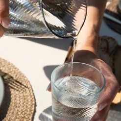 Unique Swirl highballglas 45 cl, mörkblå