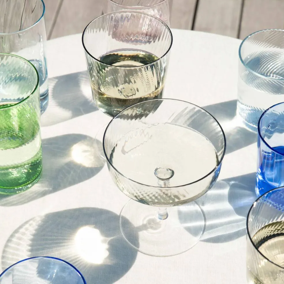 Unique Swirl vattenglas 30 cl, grå