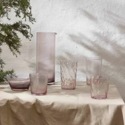 Unique Swirl vattenglas 30 cl, grå