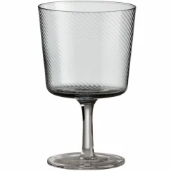 Unique Swirl vinglas 35 cl, grå