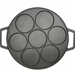 Universalpanna emalj 41,5 cm, svart