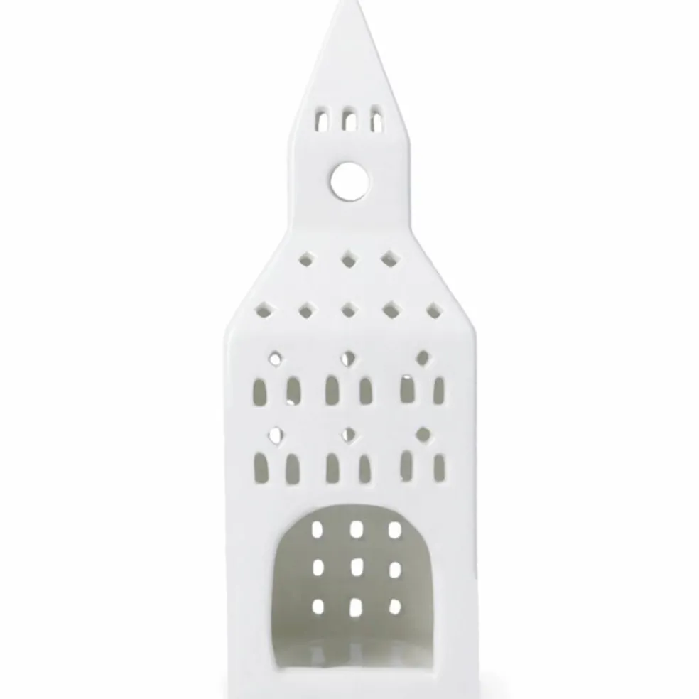 Urbania Church Tower ljuslykta 20 cm, vit