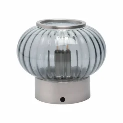 Urc portabel bordslampa 19 cm, smoke