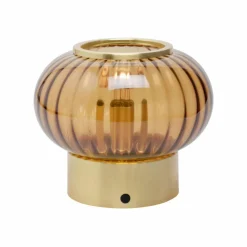 Urc portabel bordslampa 19 cm, smoke