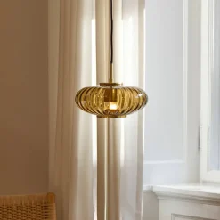 Urc taklampa 26 cm, amber