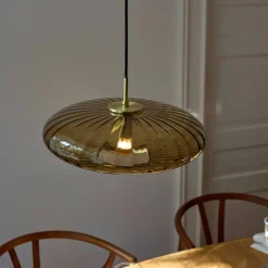 Urc taklampa 36 cm, amber