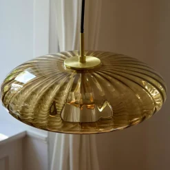 Urc taklampa 36 cm, amber